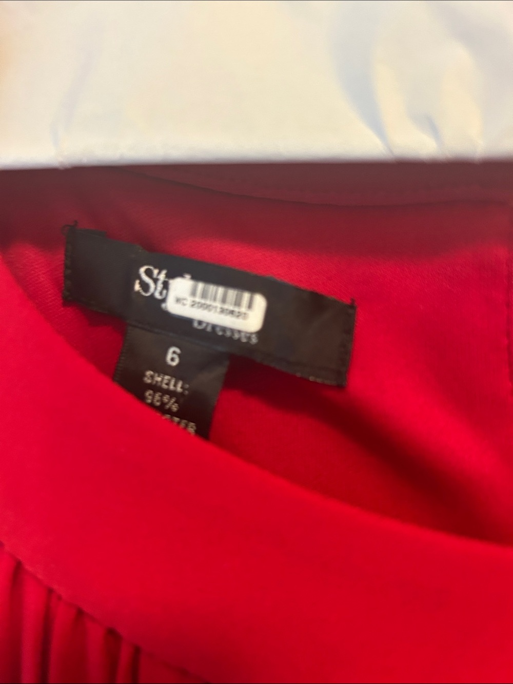 Red Ruched Keyhole Halter Gown - Picture 2 of 9